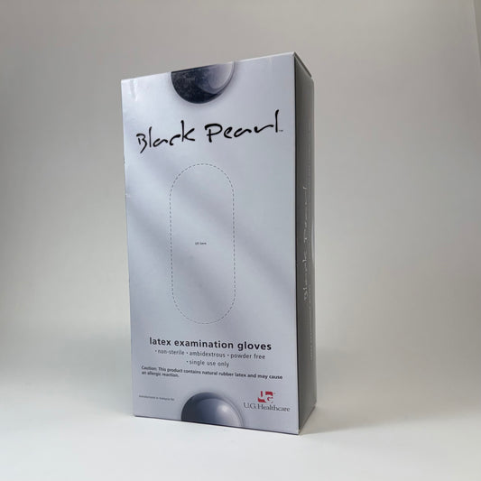 Black Pearl Latex Exam Gloves